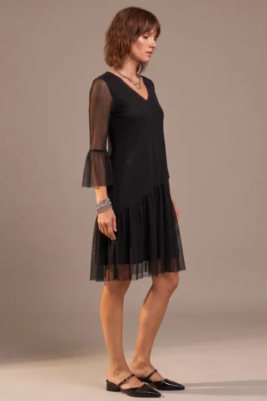 Alternative view of Vestido estilo boho detalhe franzido /441PTO