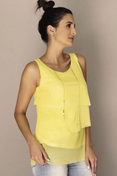Alternative view of Blusa de tule cavada /483AMA