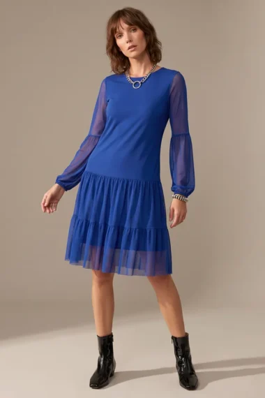 Vestido de tule boho trapézio/430ROY