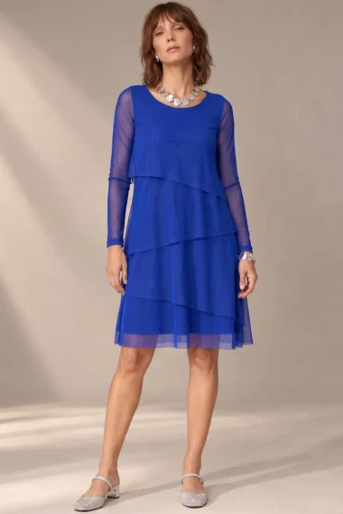 Vestido evasê 4 camadas /487ROY