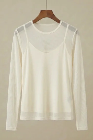 Alternative view of Blusa Segunda Pele com regata/409OFT
