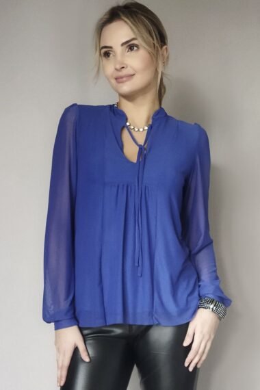 Alternative view of Blusa manga longa com amarração /488ROY