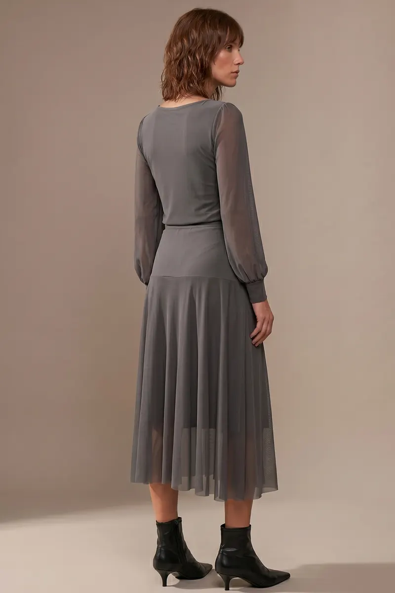 Conjunto blusa decote U e saia godê /158CJO - Imagem 3