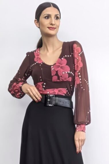 Alternative view of Blusa de tule decote U /440BDU261