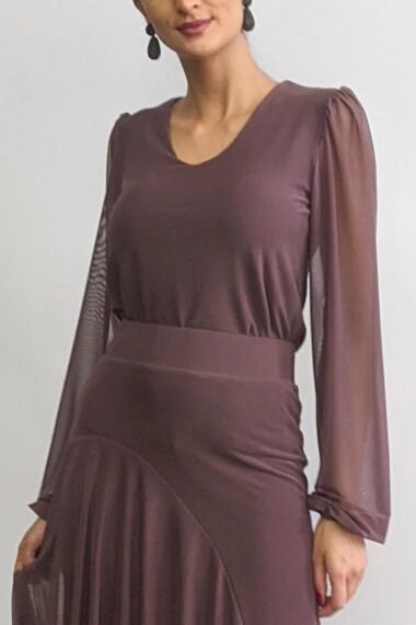 Alternative view of Blusa de tule decote V /540CAC