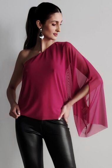 Alternative view of Blusa de um ombro /527PIT