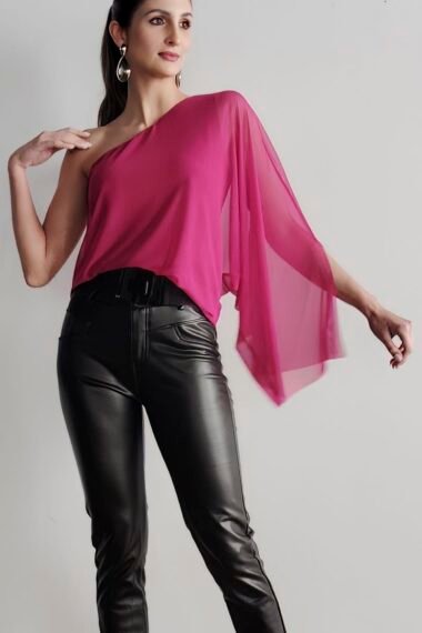 Blusa de um ombro /527PIT