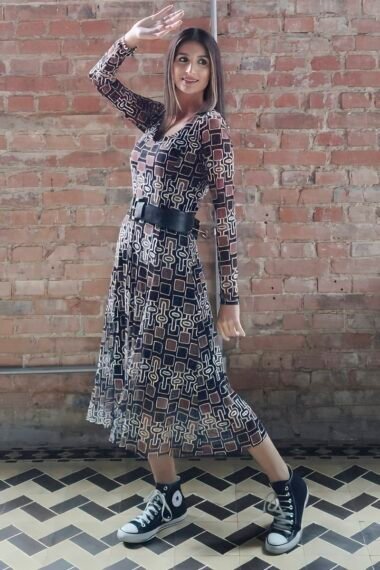 Vestido de Tule Midi /366VES337