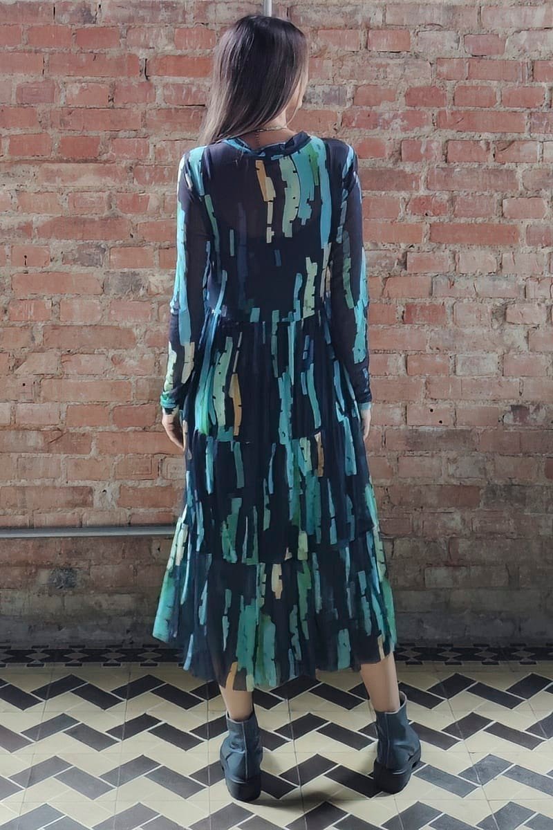 Vestido midi com decote transpassado /426SFO011 - Imagem 5