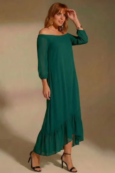 Alternative view of Vestido longo mullet ombro a ombro /511MAT