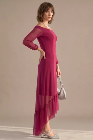Alternative view of Vestido longo mullet ombro a ombro /511PIT