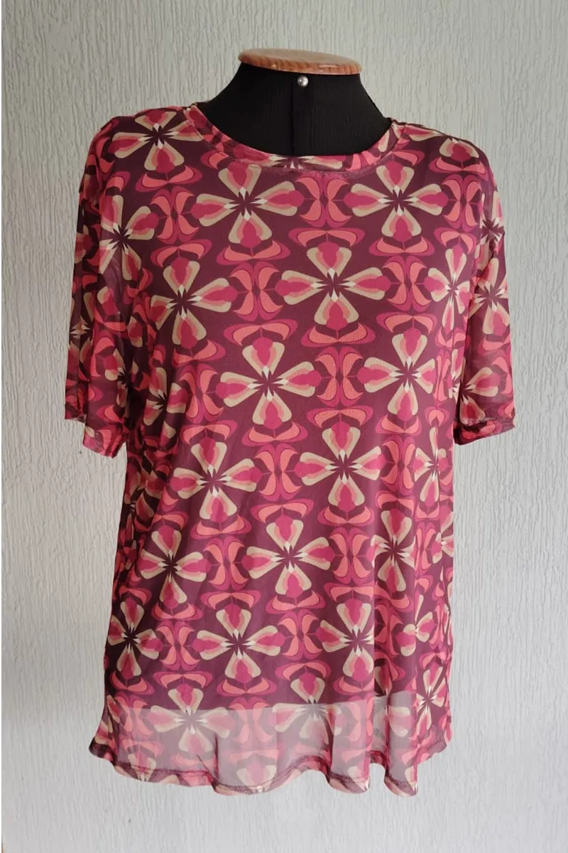 T-shirt de tule /556BLU021 - Imagem 3