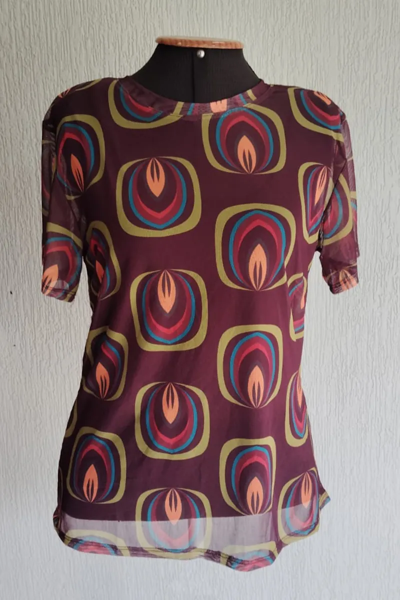 T-shirt de tule /556BLU148 - Imagem 3