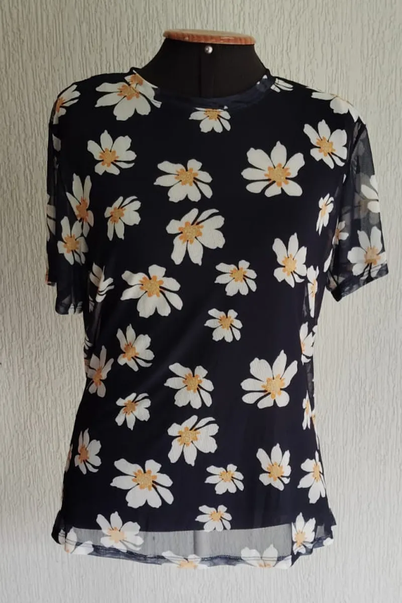 T-shirt de tule /556BLU270 - Imagem 3