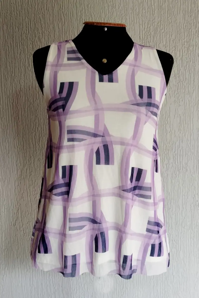 Blusa manga cavada /201BLU145 - Imagem 3