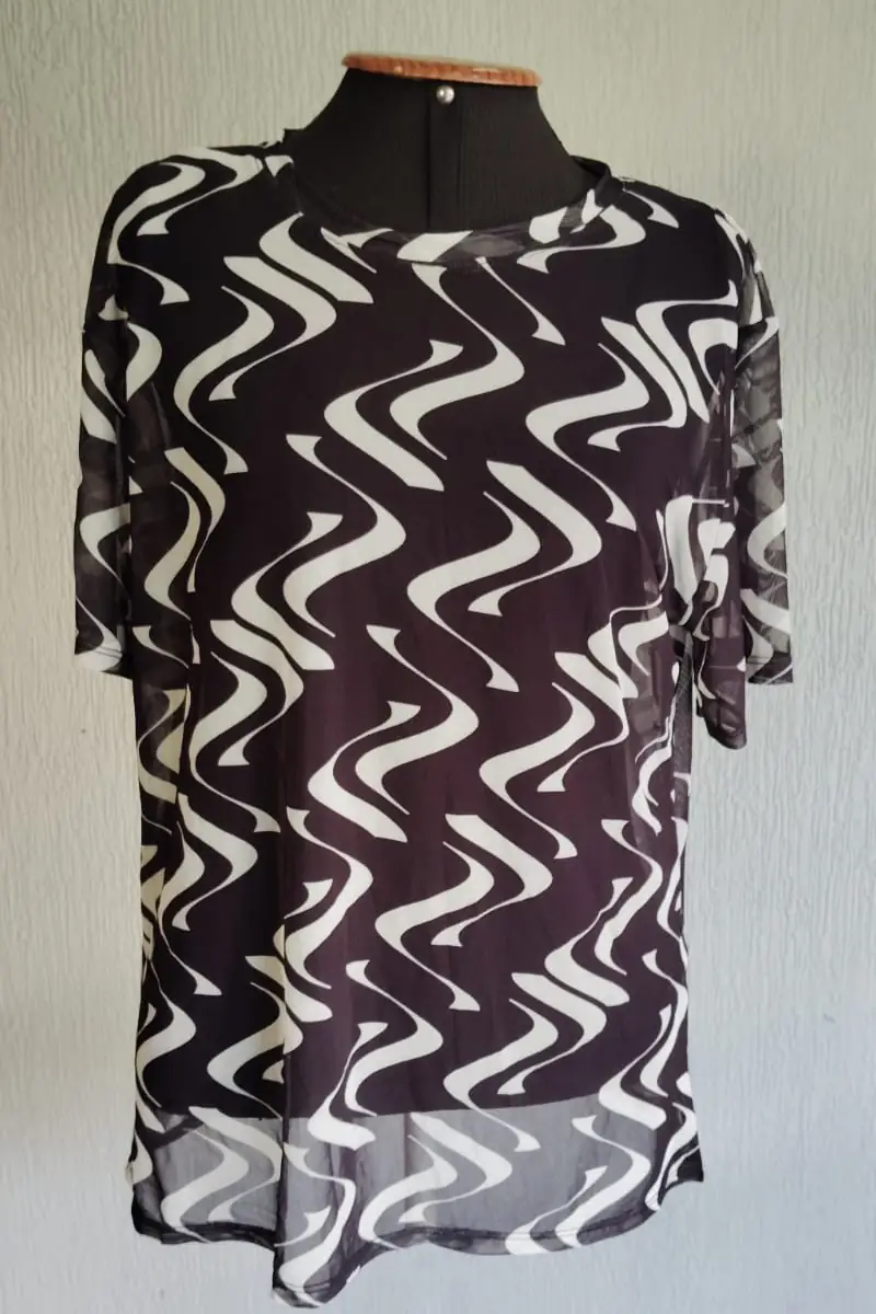 T-shirt de tule /556BLU245 - Imagem 3