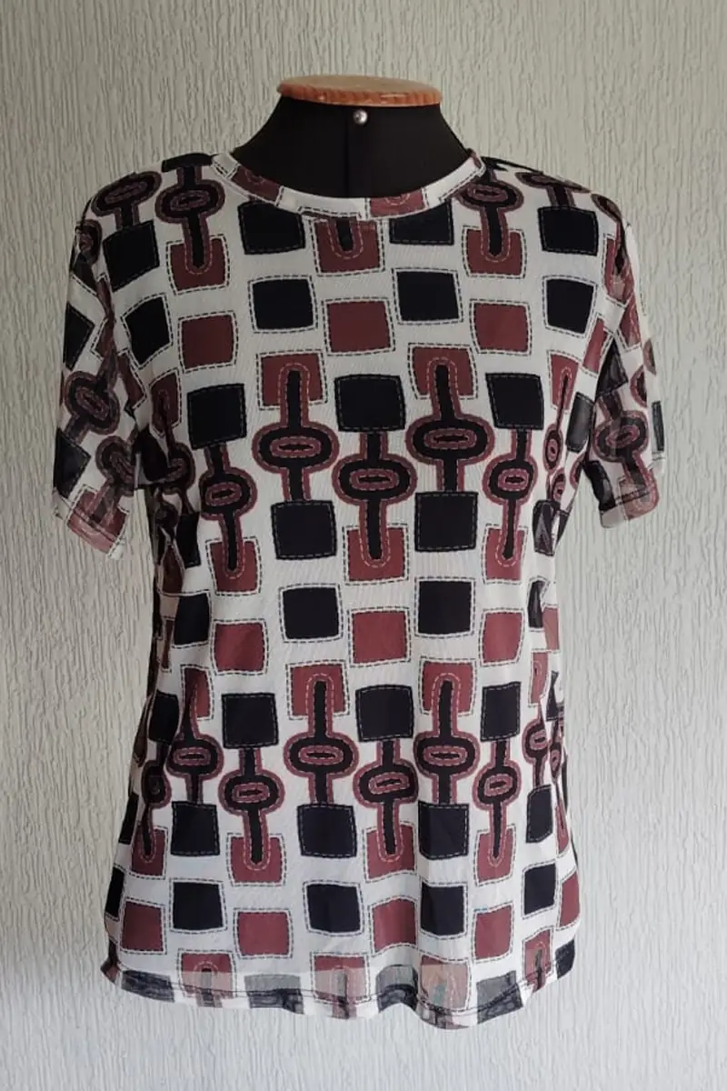 T-shirt de tule /556BLU334 - Imagem 3