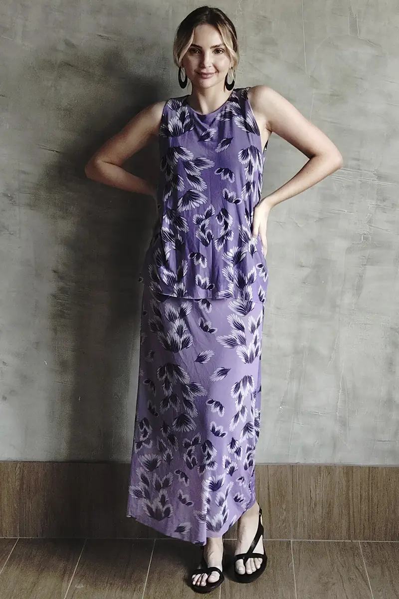 Conjunto blusa e saia /154CJO144 - Imagem 2