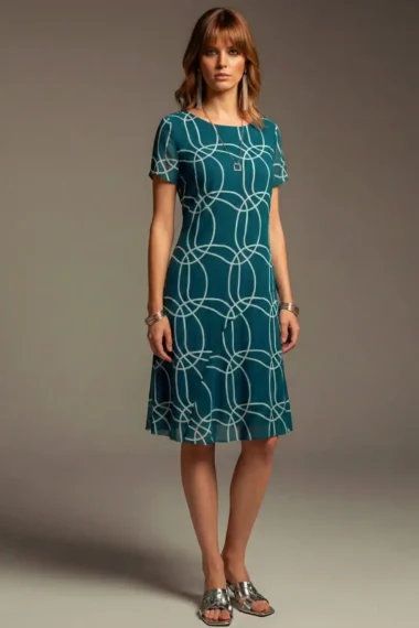 Alternative view of Vestido de tule curto com decote redondo /575VES414