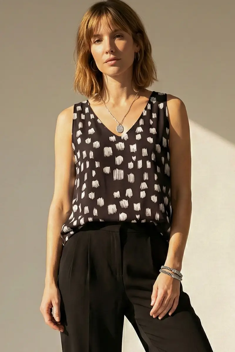 Blusa manga cavada /201BLU303