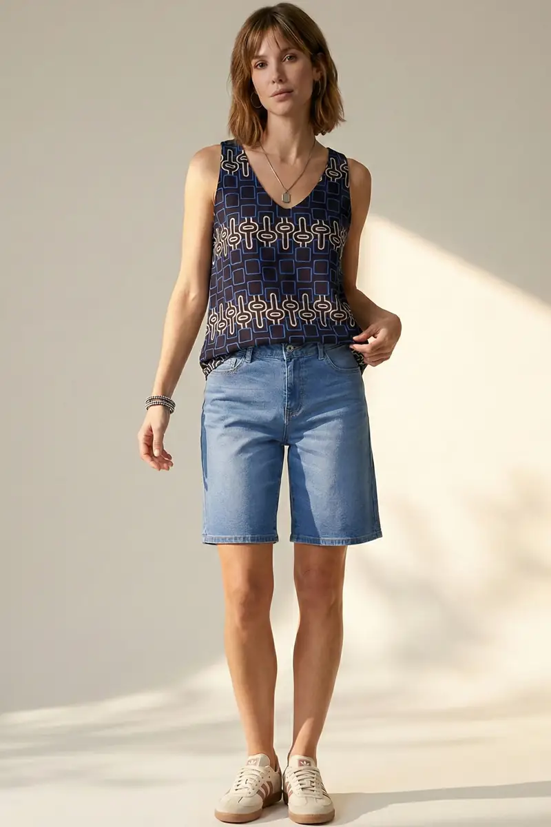 Blusa manga cavada /201BLU332 - Imagem 2