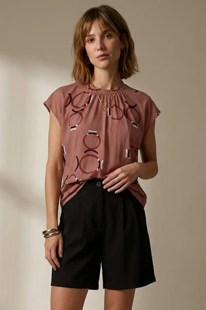 Blusa manga japonesa /585BLU365