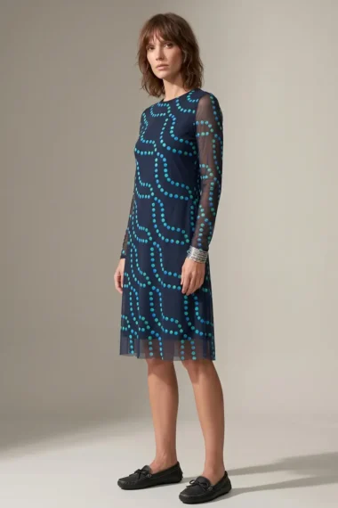 Alternative view of Vestido de tule curto com decote redondo /598VES412