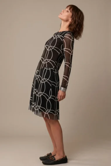 Alternative view of Vestido de tule curto com decote redondo /598VES415