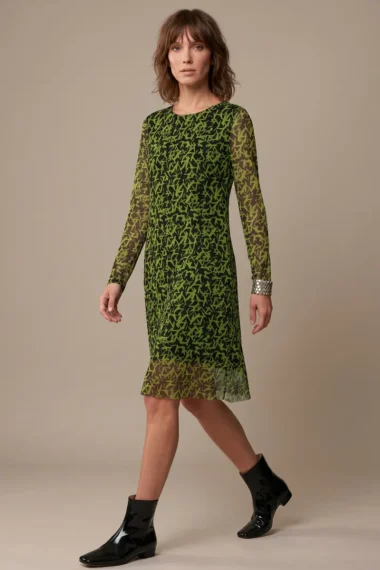 Alternative view of Vestido de tule curto com decote redondo /598VES430