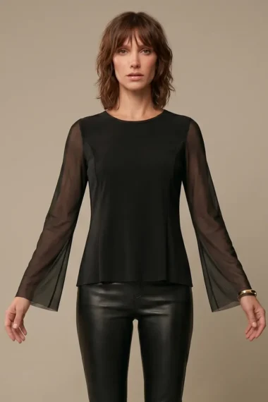 Blusa manga sino /554PTO