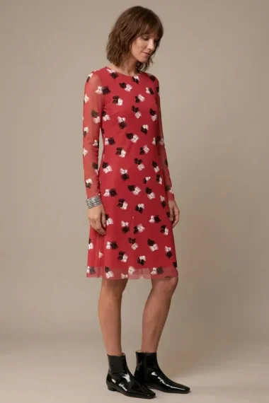 Alternative view of Vestido de tule curto com decote redondo /598VES351