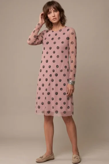 Alternative view of Vestido de tule curto com decote redondo /598VES425