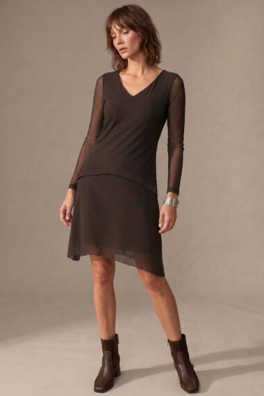 Vestido de tule evasê /600TRO