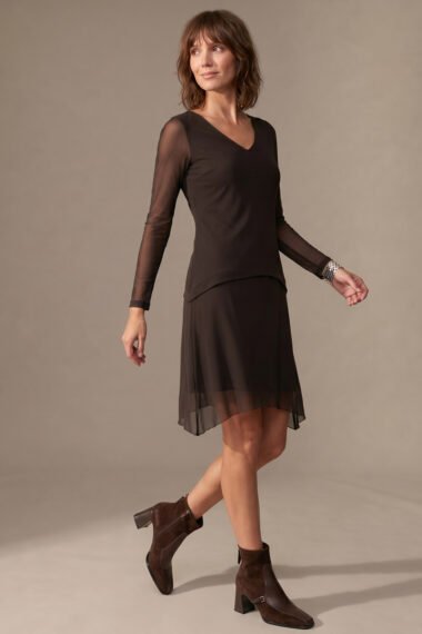 Alternative view of Vestido de tule evasê /600TRO
