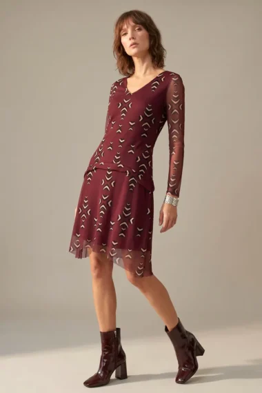 Vestido de tule evasê /600VES371