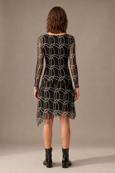 Alternative view of Vestido de tule evasê /600VES415