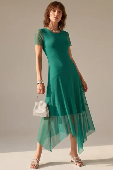 Vestido midi assimétrico /561ESM